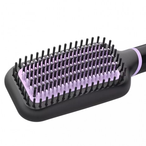 Philips | StyleCare Essential Heated straightening brush | BHH880/00 | Warranty 24 month(s) | Ceramic heating system | Display | - 3